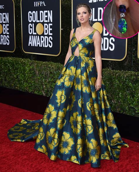 Golden Globes 2020: Taylor Swift Wears Custom Floral Etro Gown