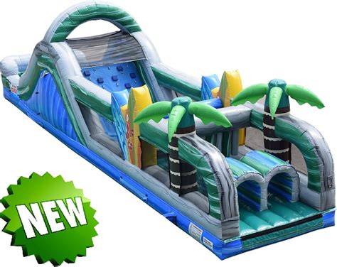 Water Obstacle Course Rental | Wet or Dry Inflatable Obstacle Challenge