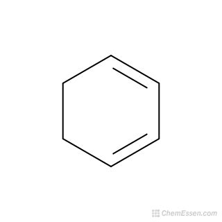 1,3-CYCLOHEXADIENE Structure - C6H8 - Over 100 million chemical ...