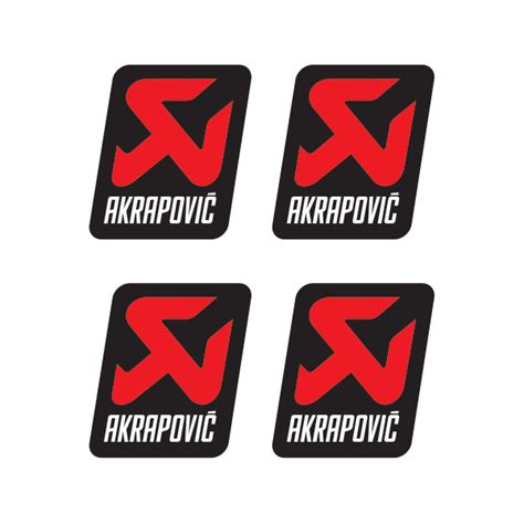 Printed vinyl Akrapovic Logo | Stickers Factory