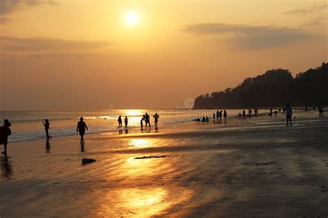 Beautiful Sunset at Radhanagar Beach, Havelock Island Stock Photo ...