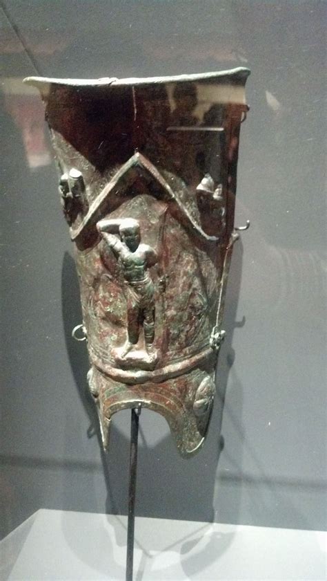 Pompeii: gladiator shin guard. Photo by Daniel McCrary (A Day in ...