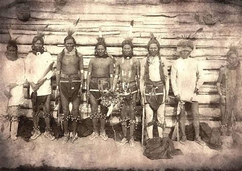 1891 Sioux Native American Indians War Party ceremonial dancers ...