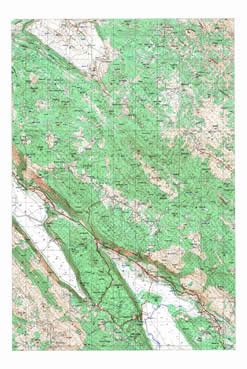 Topografska Karta 1:25000 Nevesinje