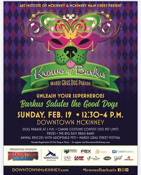 Krewe of Barkus Parade | Downtown McKinney | February 19, 2023