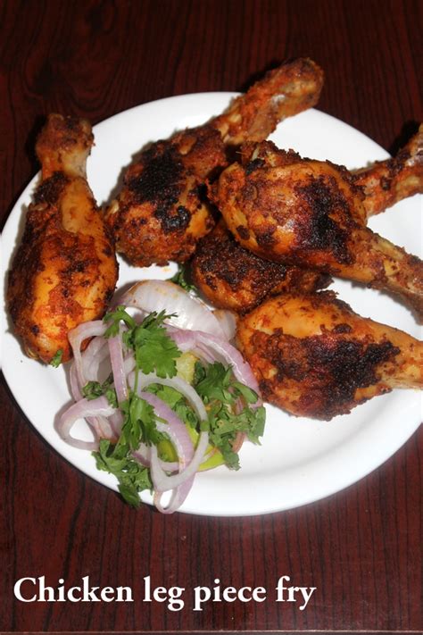 chicken leg piece fry, chicken leg piece recipe - Yummy Indian Kitchen