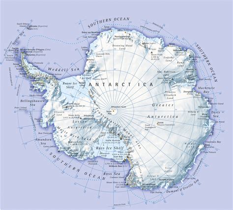 Antarctica Map - Photos Cantik