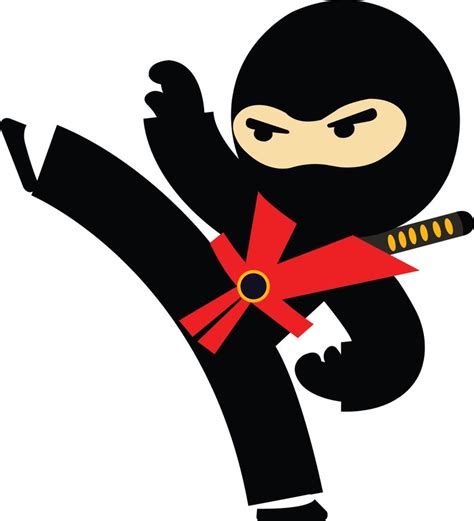 NINJA SVG FILES For Cricut Cute Ninja Clipart Files Ninja | Etsy