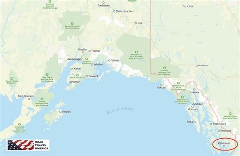 Detailed Map Of Ketchikan Alaska