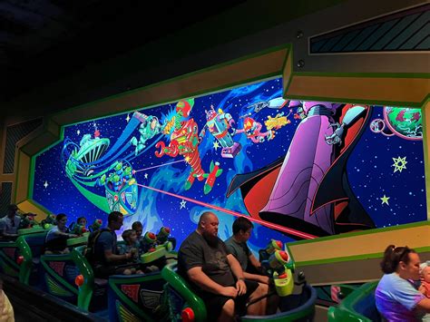 PHOTOS: Buzz Lightyear's Space Ranger Spin Load Mural Updated, Now ...