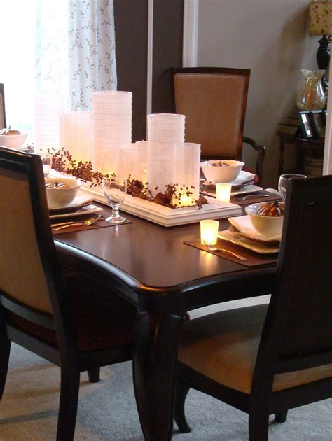 Dining Room. Chic and Creative Table Centerpiece Ideas for Home Dining ...