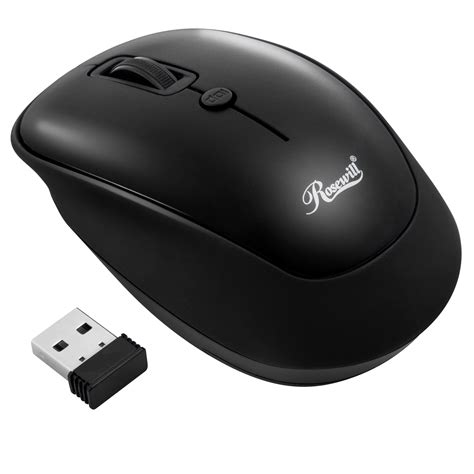 Rosewill RWM-001 Portable Cordless Compact Travel Mouse, Optical Sensor ...