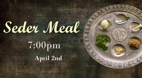 Maundy Thursday Seder Meal – Fellowship Christian Reformed Church