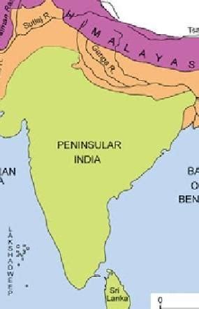 Peninsular plateau on India physical map - Brainly.in