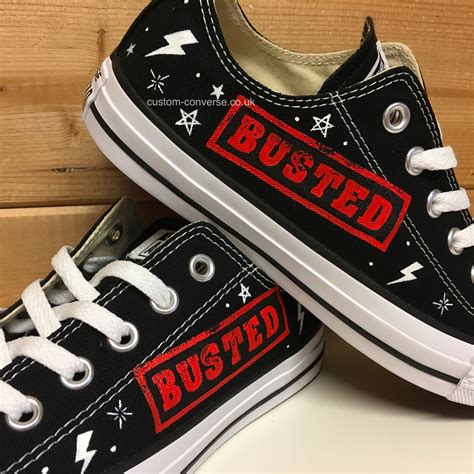 Busted | Custom converse, Converse design, Busted