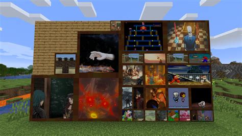 Video Game Paintings Minecraft Texture Pack