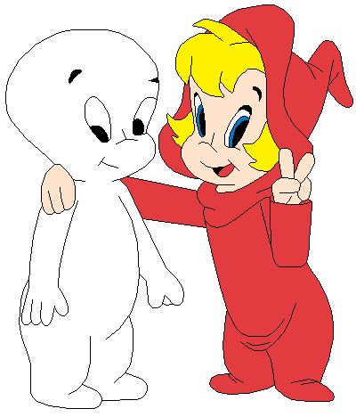 Casper and Wendy by MollyKetty on DeviantArt