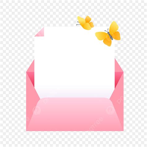 Envelope Decoration Clipart Hd PNG, Envelope Letter Paper Border ...