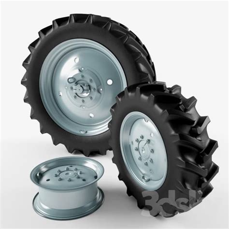 tractor wheel 3D | CGTrader