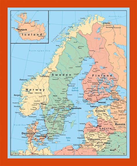 Scandinavian Map