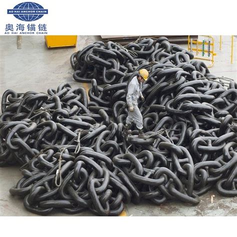 China 76mm Stud Link Marine Ship Anchor Chain for Sale - China Ship ...