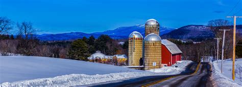 Scenic Vermont - Winter in Vermont.