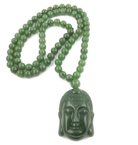 Green Jade Bead Necklace