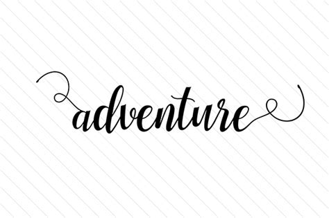 Adventure Word SVG