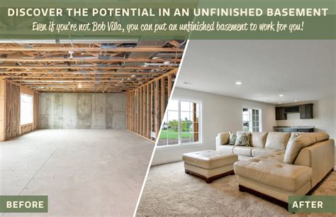 Discover The Hidden Value in an Unfinished Basement - Miller Family Homes