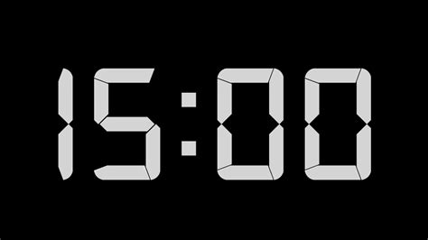 15 Minute Timer With Buzzer Beautiful Count Down Timer 15 Minutes ...