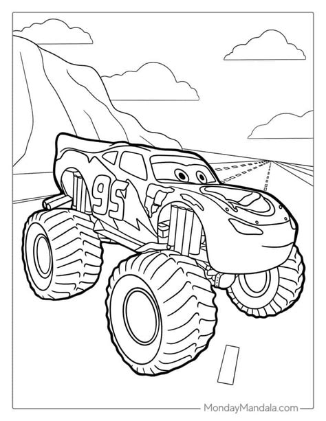 Monster Truck Coloring Pages