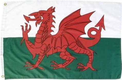 Welsh Dragon Flag