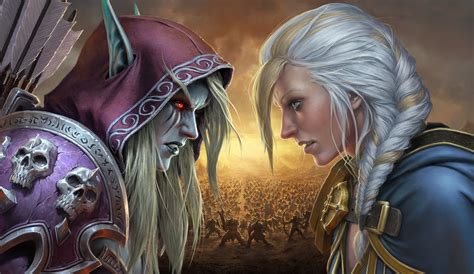 BFA Wallpaper Sylvanas&Jaina | Игровые арты, Косплей, Мифология