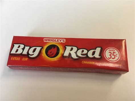 BIG RED Cinnamon Chewing Gum American Wrigleys 5x5 stick pks UK Seller ...