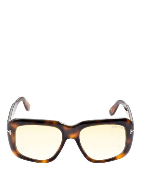 Tom Ford Bailey Squared Acetate Sunglasses in Brown for Men | Lyst