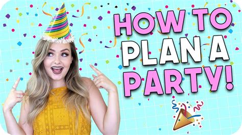 How to Plan a Party! Party Planning Checklist! - YouTube