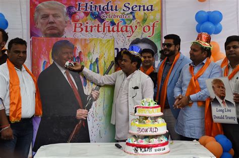 Donald Trump gets a bizarre birthday party from his Indian fans | Mashable