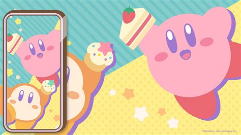 Cute Retro Kirby Wallpaper From Nintendo - Kawaii Hoshi