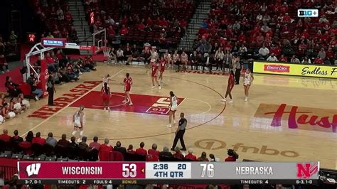 Highlights | Nebraska WBB vs. Wisconsin - YouTube