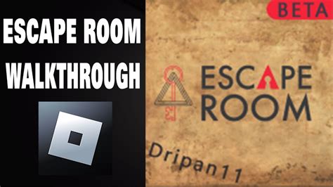 ROBLOX ESCAPE ROOM WALkTHROUGH GUIDE (FULL GUIDE) - YouTube