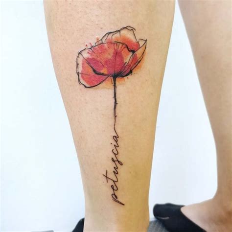 101 Amazing Poppy Tattoo Ideas You Will Love! | Outsons | Men's Fashion ...