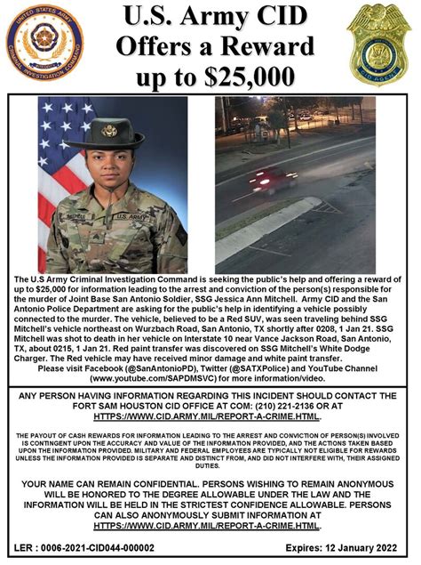 SAPD, Army CID seek help with Army NCO’s unsolved murder > Joint Base ...