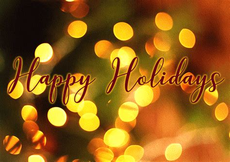 14 Happy Holidays Animated Wishes Gif