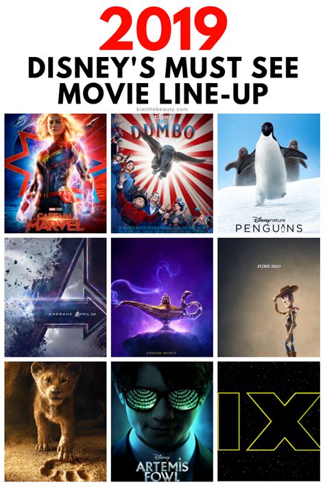 Disney's 2019 Must See Movie Line Up! - Kiwi The Beauty / Kiwi The Beauty