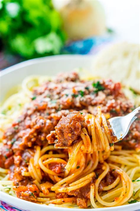 Spaghetti Bolognese Sauce Recipe | Sugar & Soul