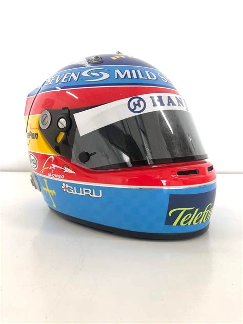 2004 Fernando Alonso race used Helmet – Formula 1 Memorabilia