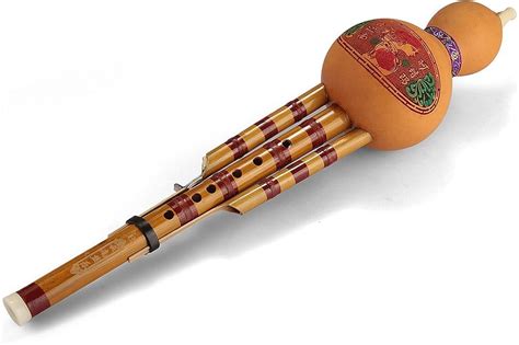 Chinese Hulusi Gourd Cucurbit Flute Bb Yunnan Ethnic Instrument + Case ...