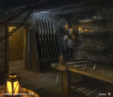 Armory by 000Fesbra000 on DeviantArt | Fantasy shop, Fantasy rooms ...