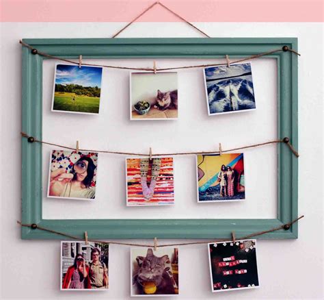 7 ideas geniales para decorar con marcos Handfie Diy Picture Frames ...