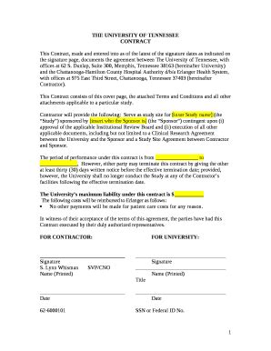 contract signature page template word Doc Template | pdfFiller